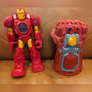 Iron Man bundle. Action figure & light up glove
